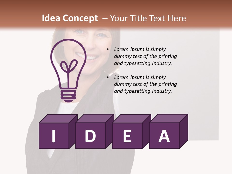 Uncertainty Way Decision PowerPoint Template