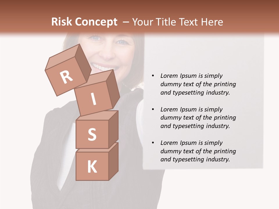 Uncertainty Way Decision PowerPoint Template