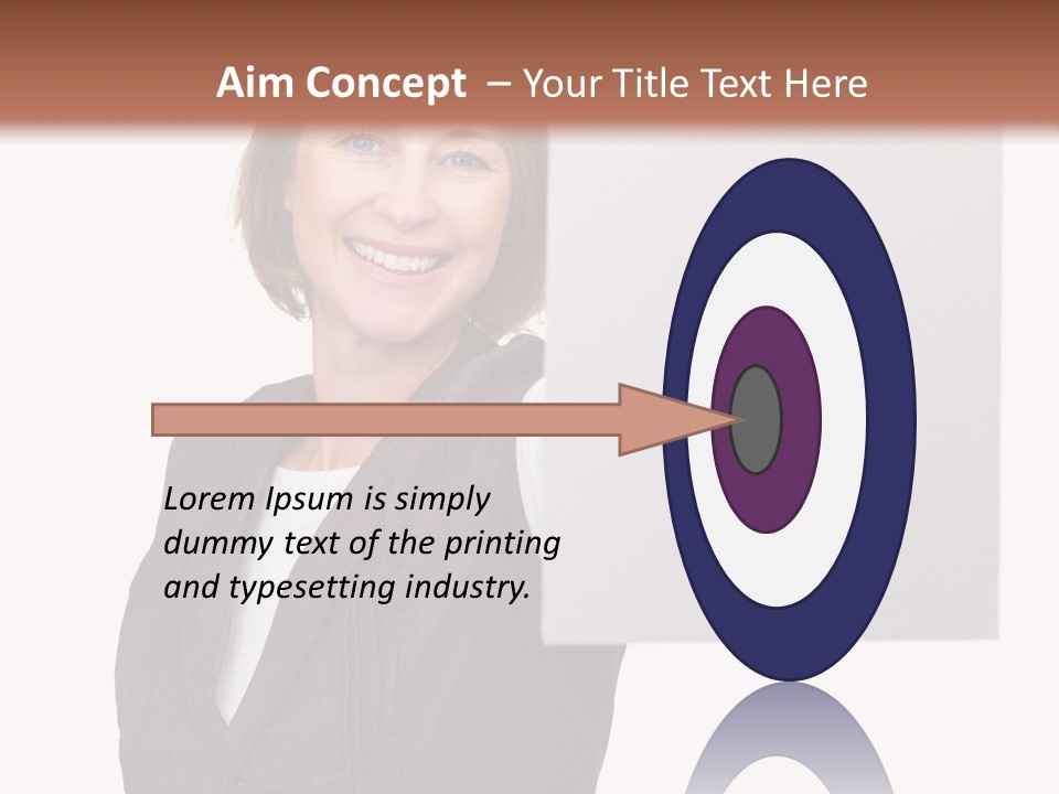 Uncertainty Way Decision PowerPoint Template