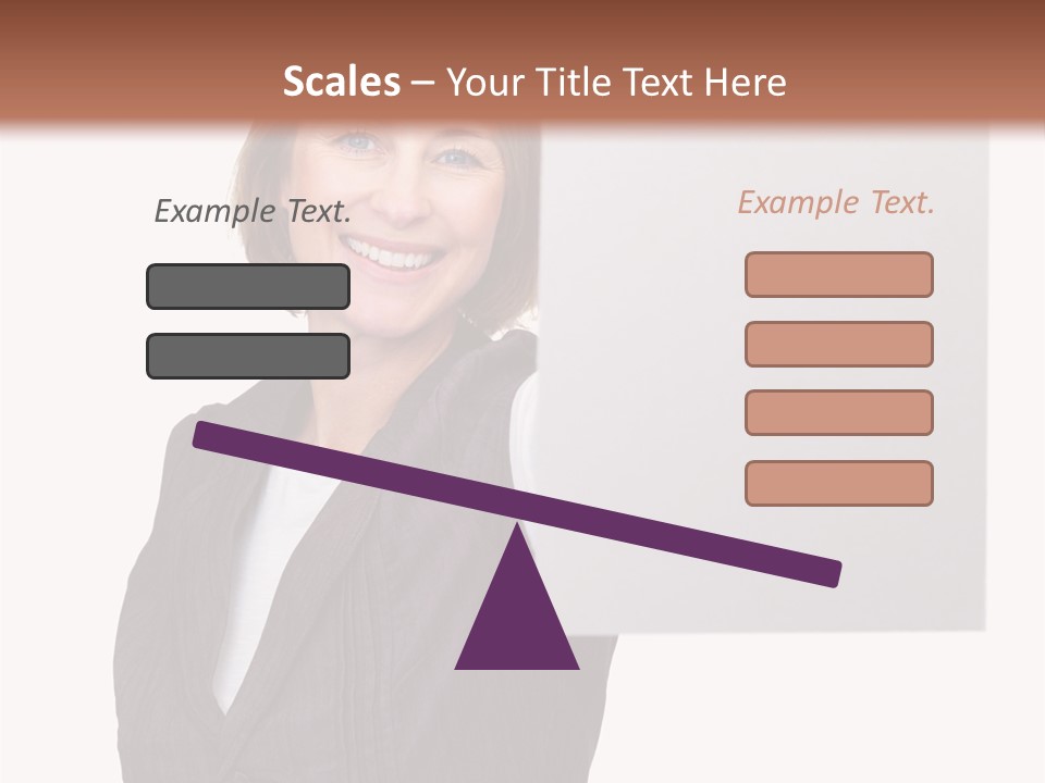 Uncertainty Way Decision PowerPoint Template