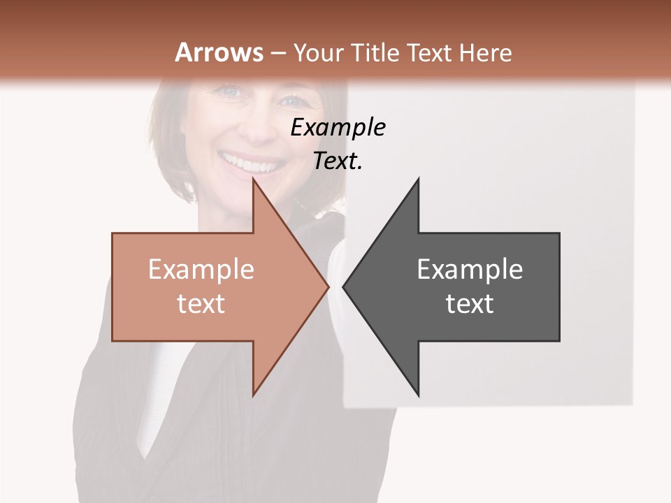 Uncertainty Way Decision PowerPoint Template