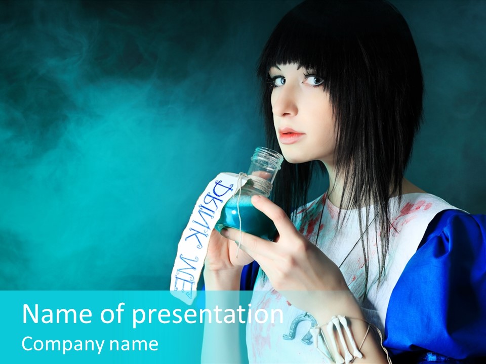 American Theatre Alice PowerPoint Template