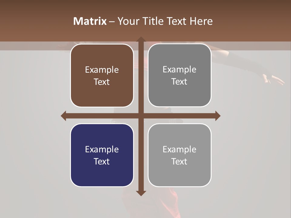 Posing Acrobat Dance PowerPoint Template