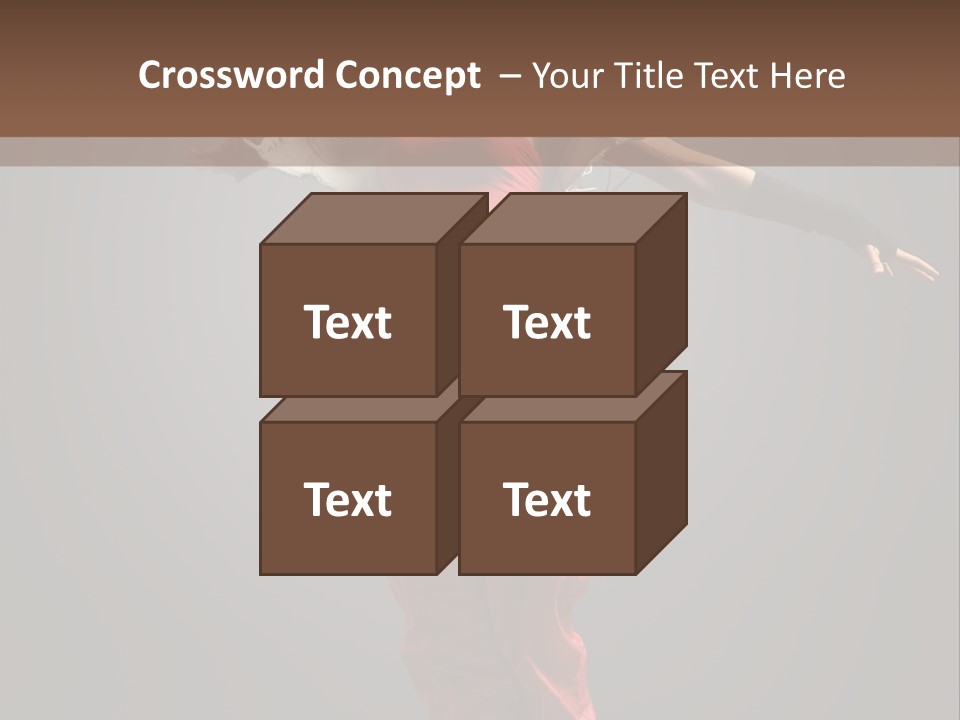 Posing Acrobat Dance PowerPoint Template