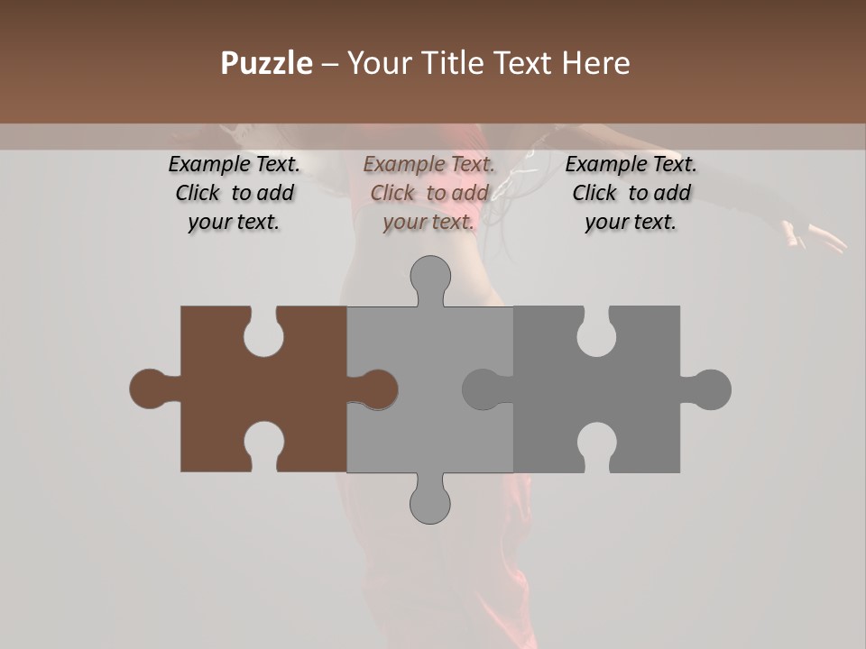 Posing Acrobat Dance PowerPoint Template