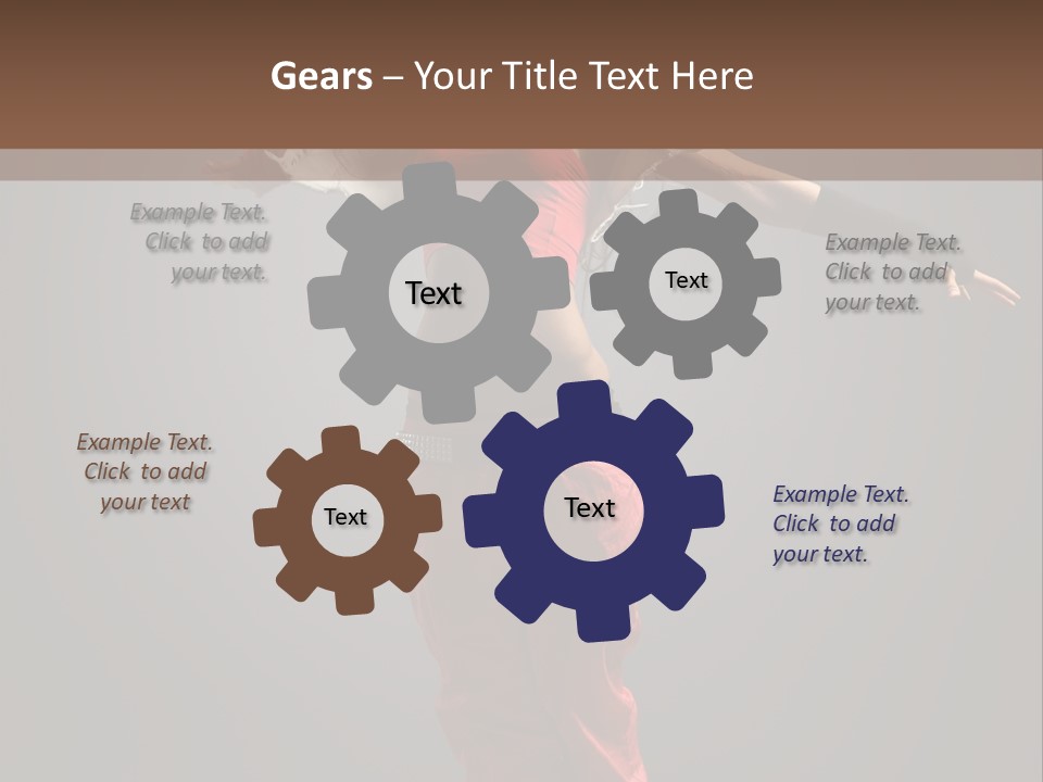 Posing Acrobat Dance PowerPoint Template