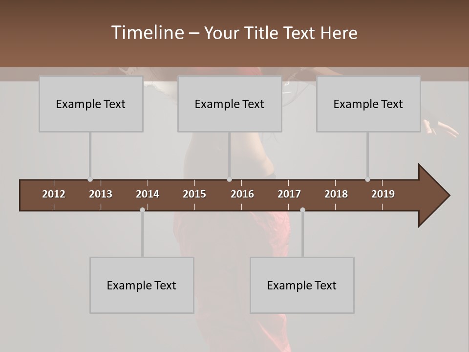 Posing Acrobat Dance PowerPoint Template