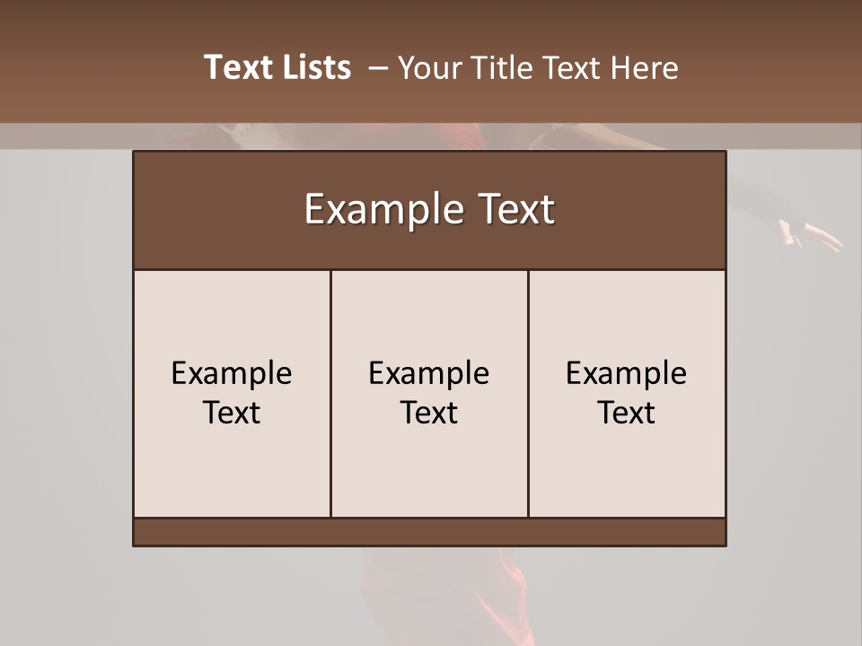 Posing Acrobat Dance PowerPoint Template