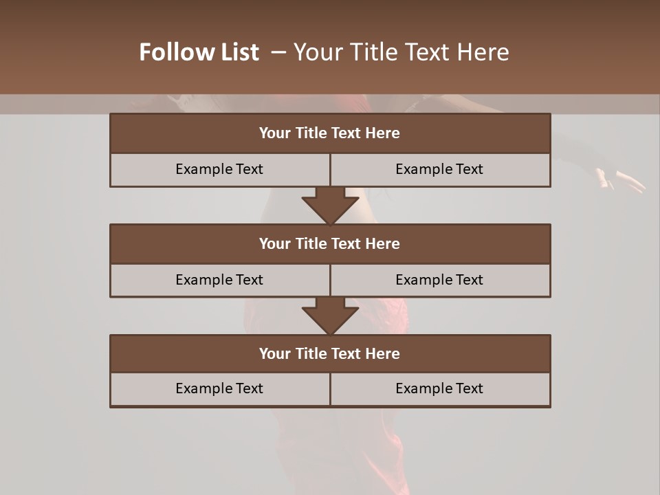 Posing Acrobat Dance PowerPoint Template