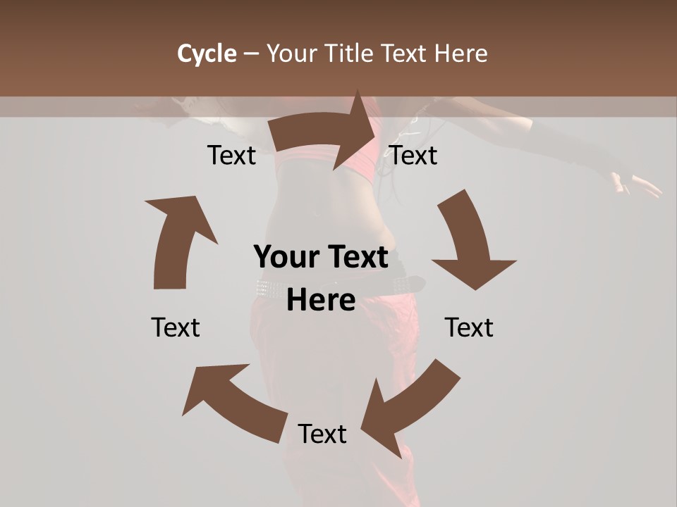 Posing Acrobat Dance PowerPoint Template