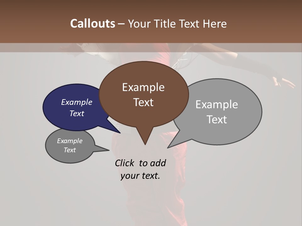Posing Acrobat Dance PowerPoint Template
