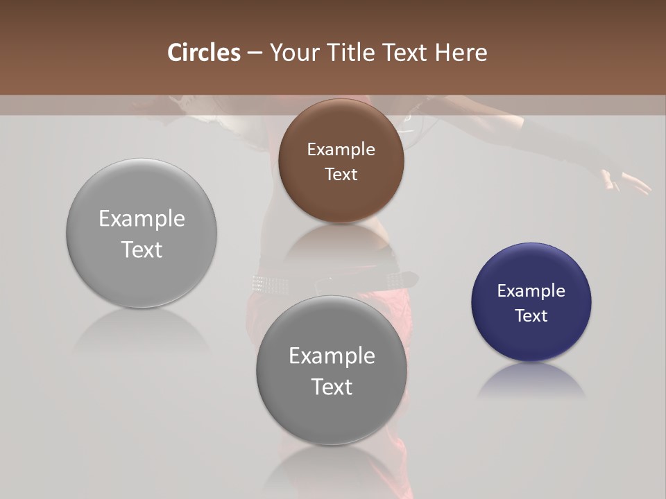 Posing Acrobat Dance PowerPoint Template