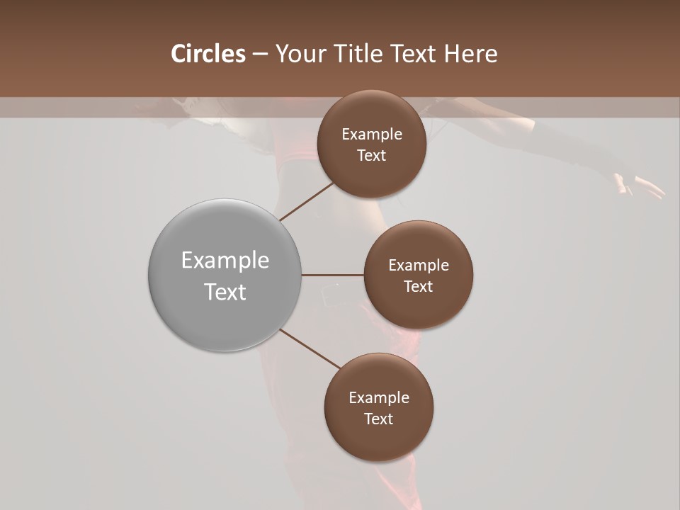 Posing Acrobat Dance PowerPoint Template