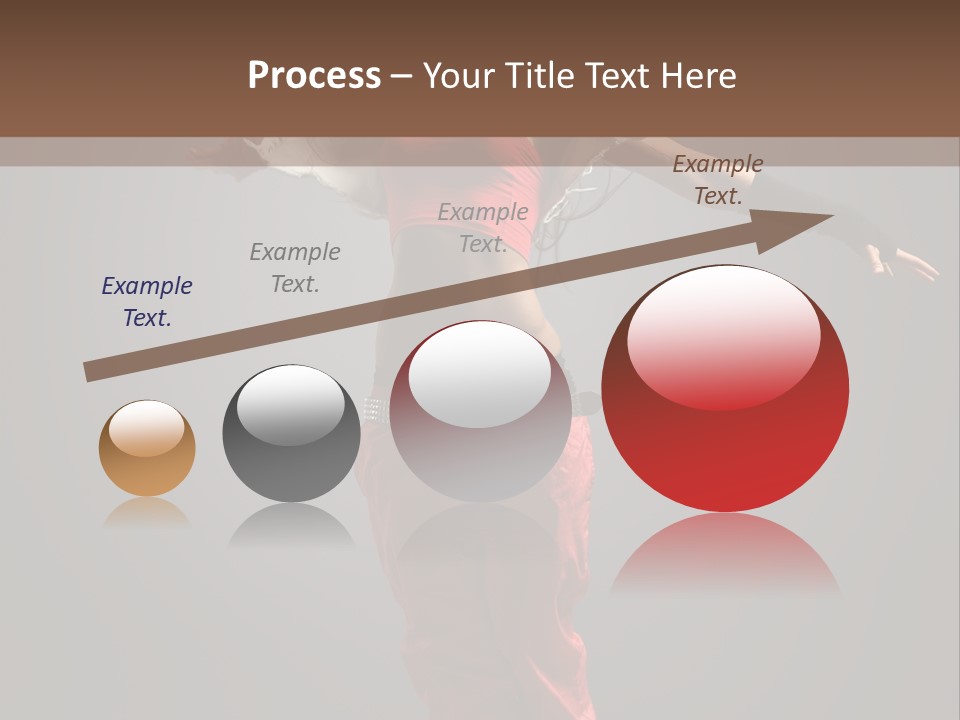Posing Acrobat Dance PowerPoint Template