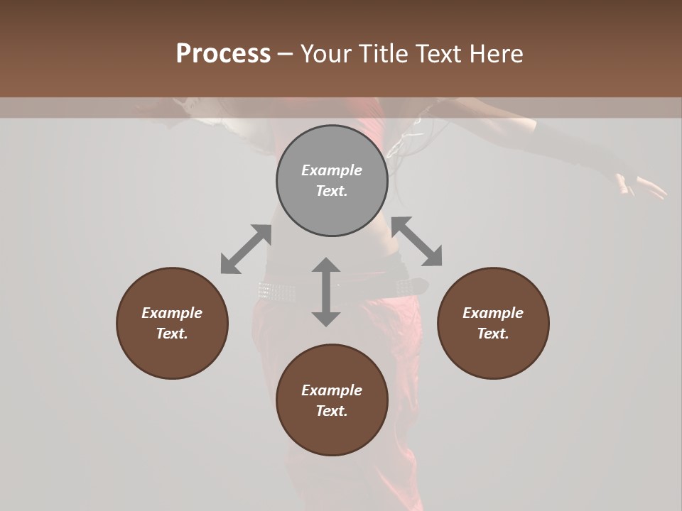 Posing Acrobat Dance PowerPoint Template