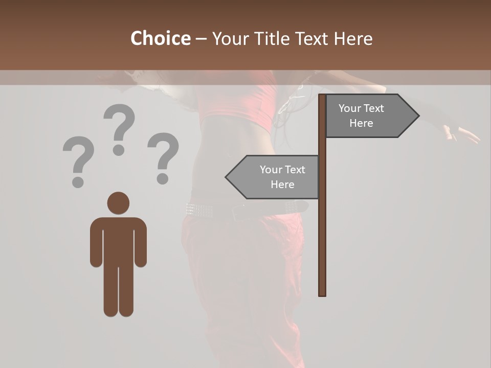 Posing Acrobat Dance PowerPoint Template