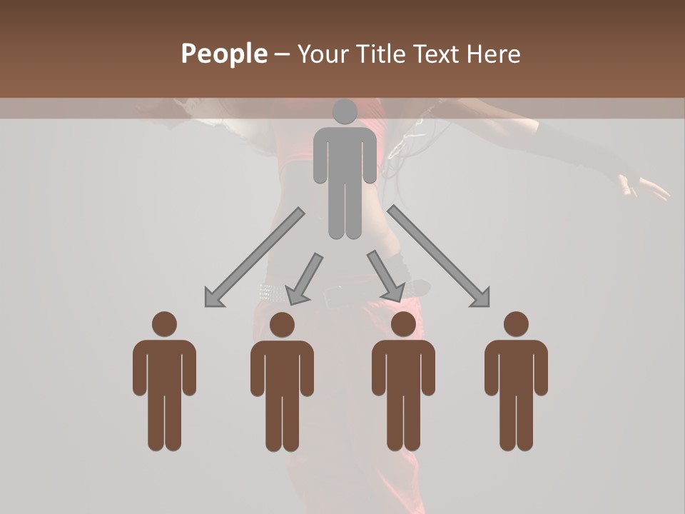 Posing Acrobat Dance PowerPoint Template