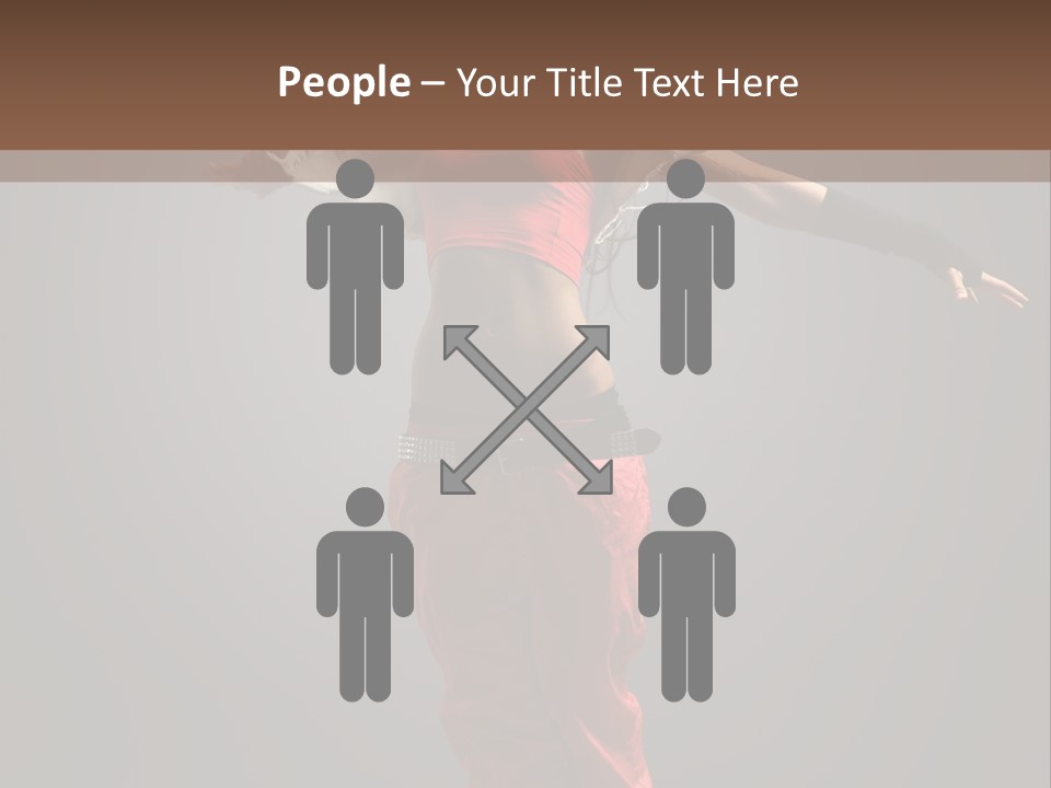 Posing Acrobat Dance PowerPoint Template