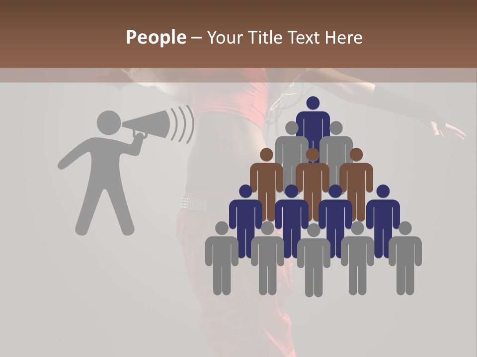 Posing Acrobat Dance PowerPoint Template