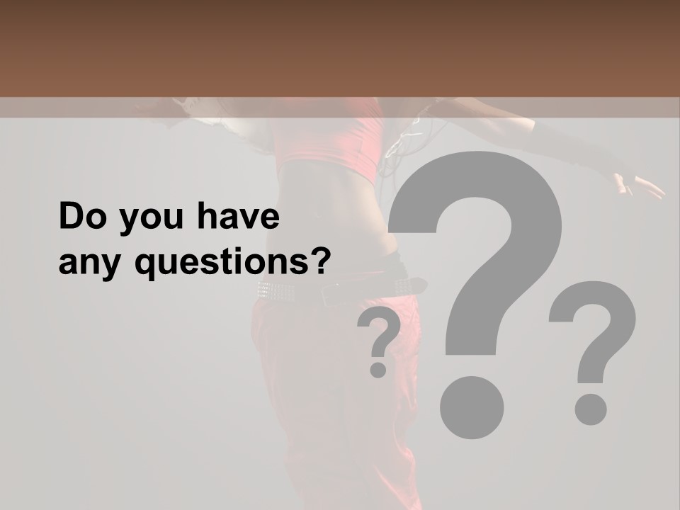 Posing Acrobat Dance PowerPoint Template