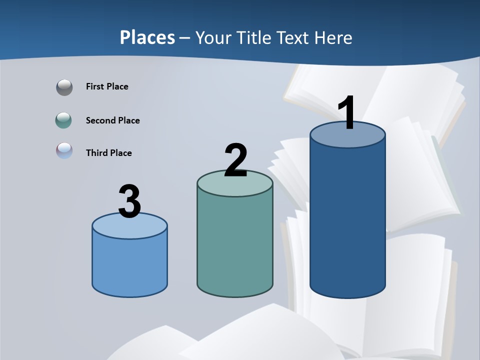Hymnal Book White PowerPoint Template