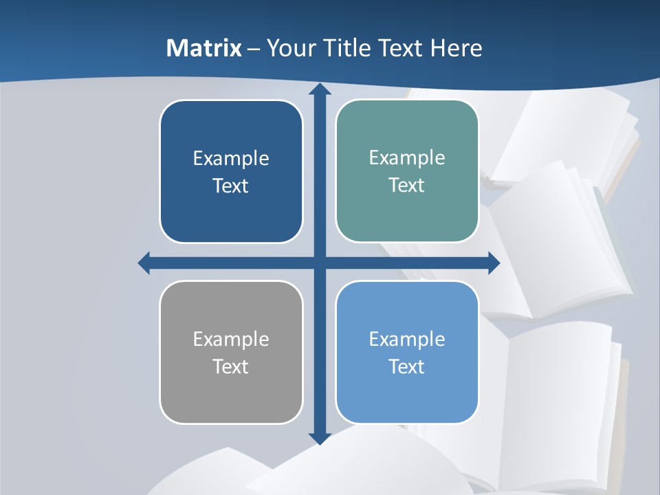 Hymnal Book White PowerPoint Template