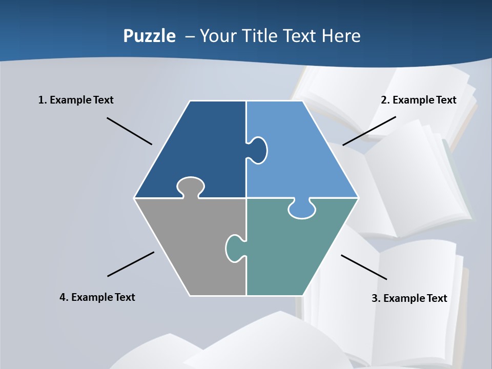 Hymnal Book White PowerPoint Template
