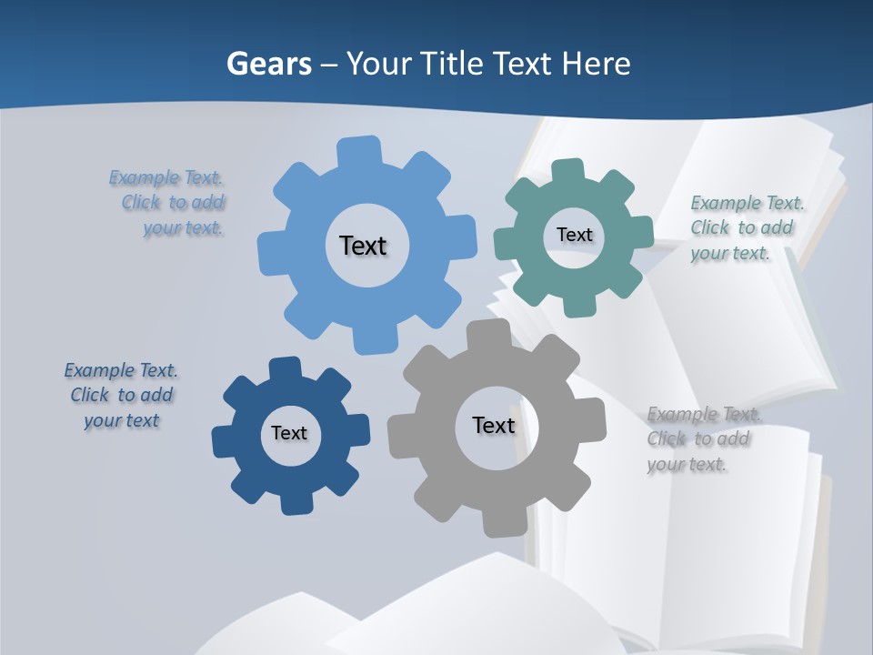 Hymnal Book White PowerPoint Template