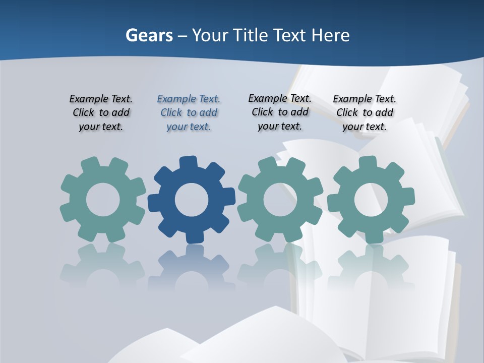 Hymnal Book White PowerPoint Template