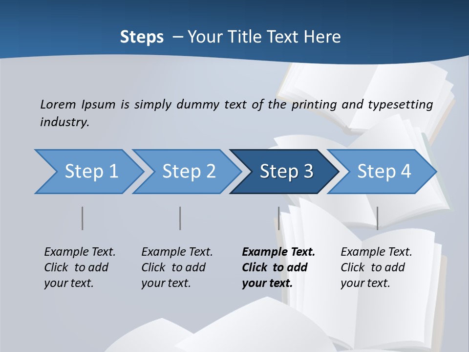 Hymnal Book White PowerPoint Template