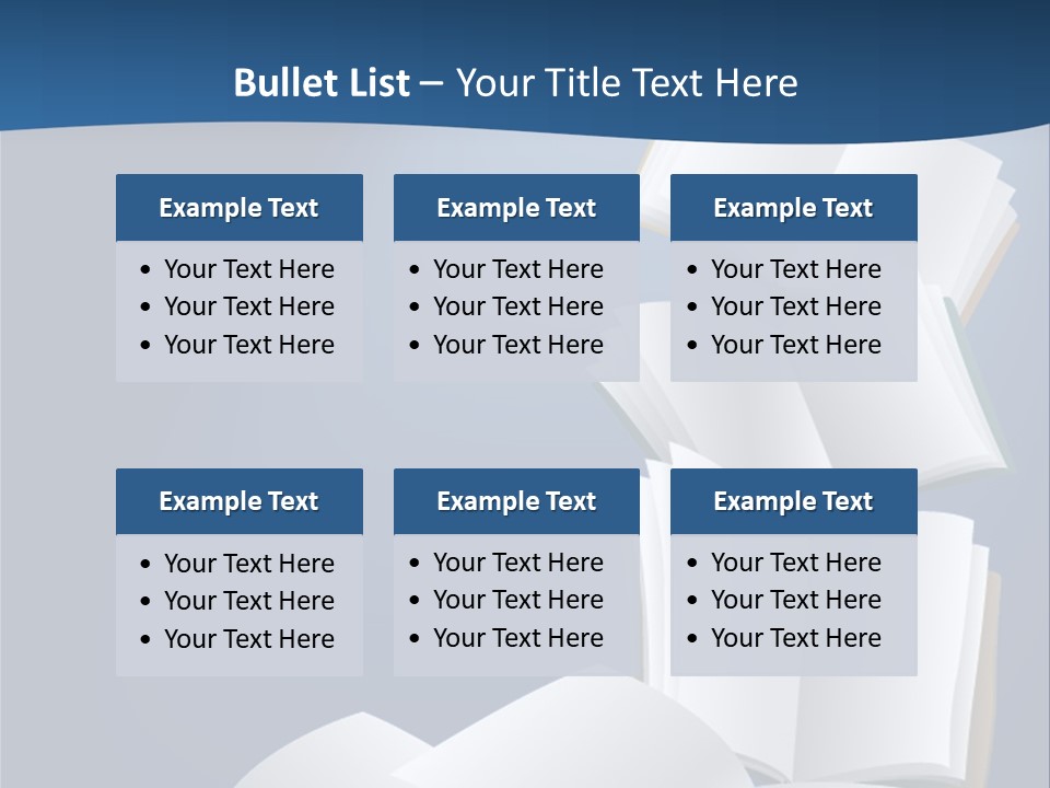 Hymnal Book White PowerPoint Template