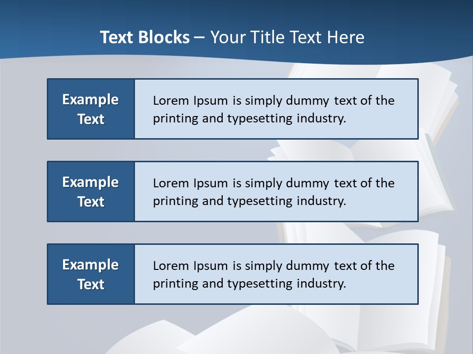 Hymnal Book White PowerPoint Template