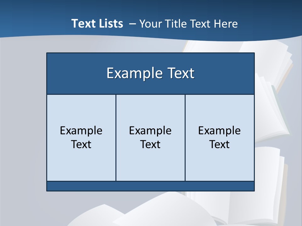 Hymnal Book White PowerPoint Template