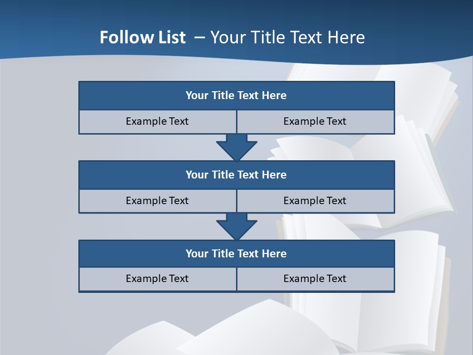 Hymnal Book White PowerPoint Template
