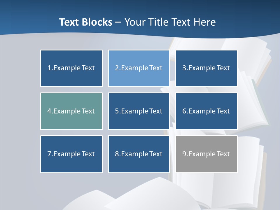 Hymnal Book White PowerPoint Template