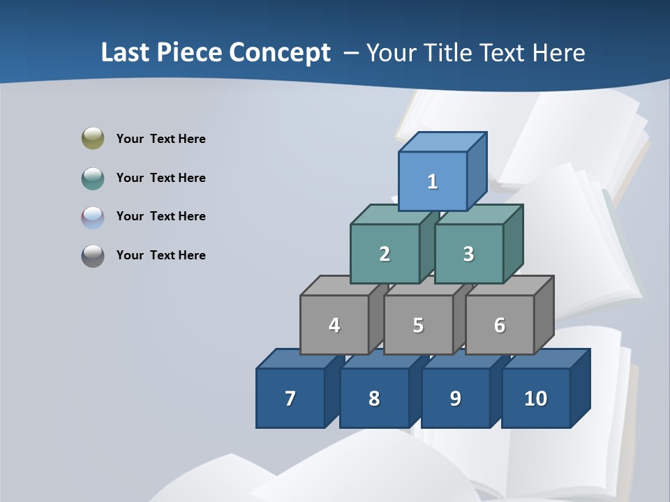 Hymnal Book White PowerPoint Template
