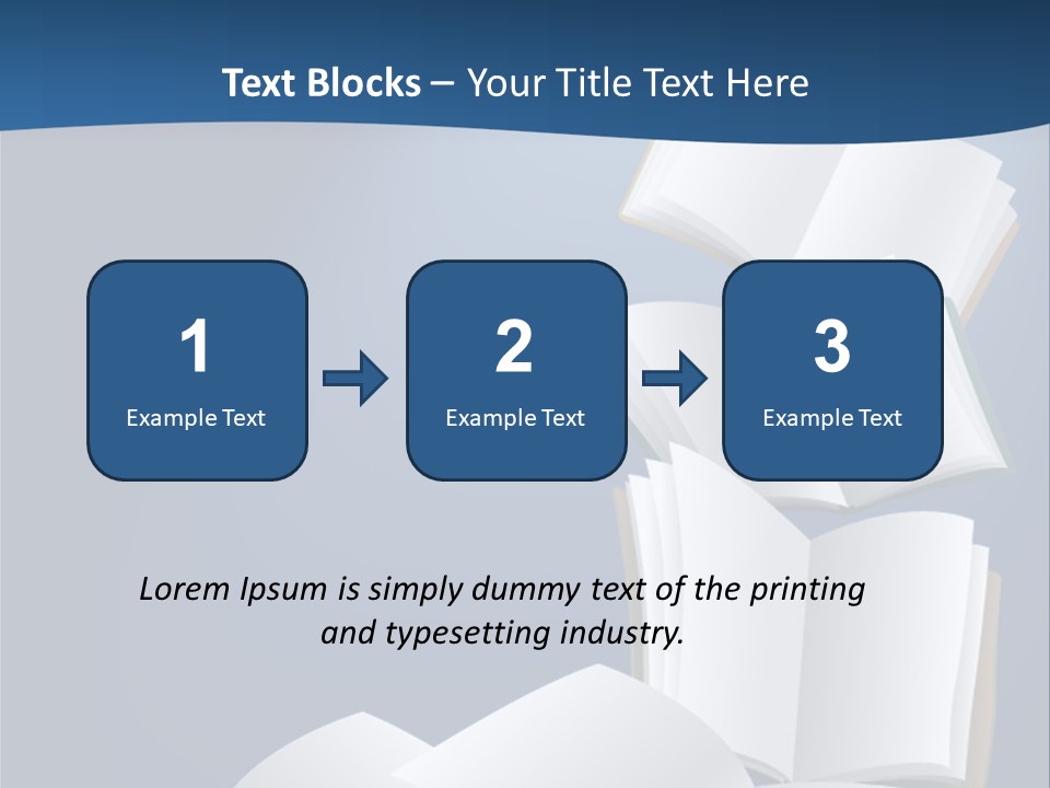 Hymnal Book White PowerPoint Template