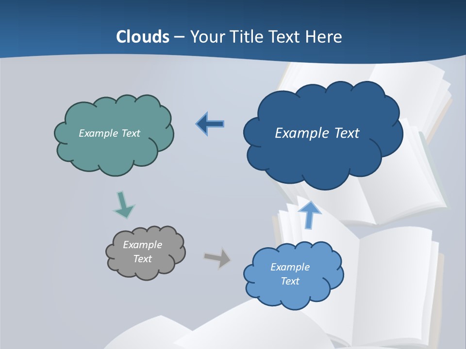 Hymnal Book White PowerPoint Template