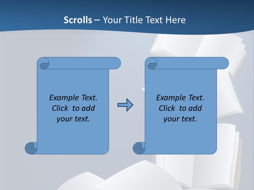 Hymnal Book White PowerPoint Template