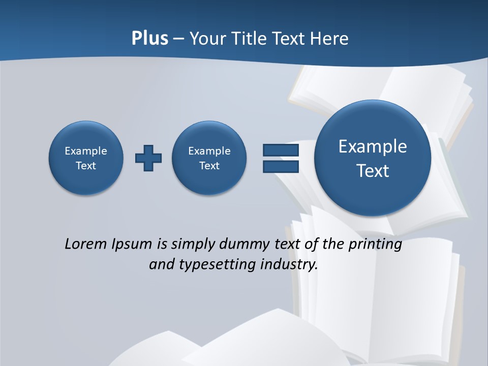 Hymnal Book White PowerPoint Template