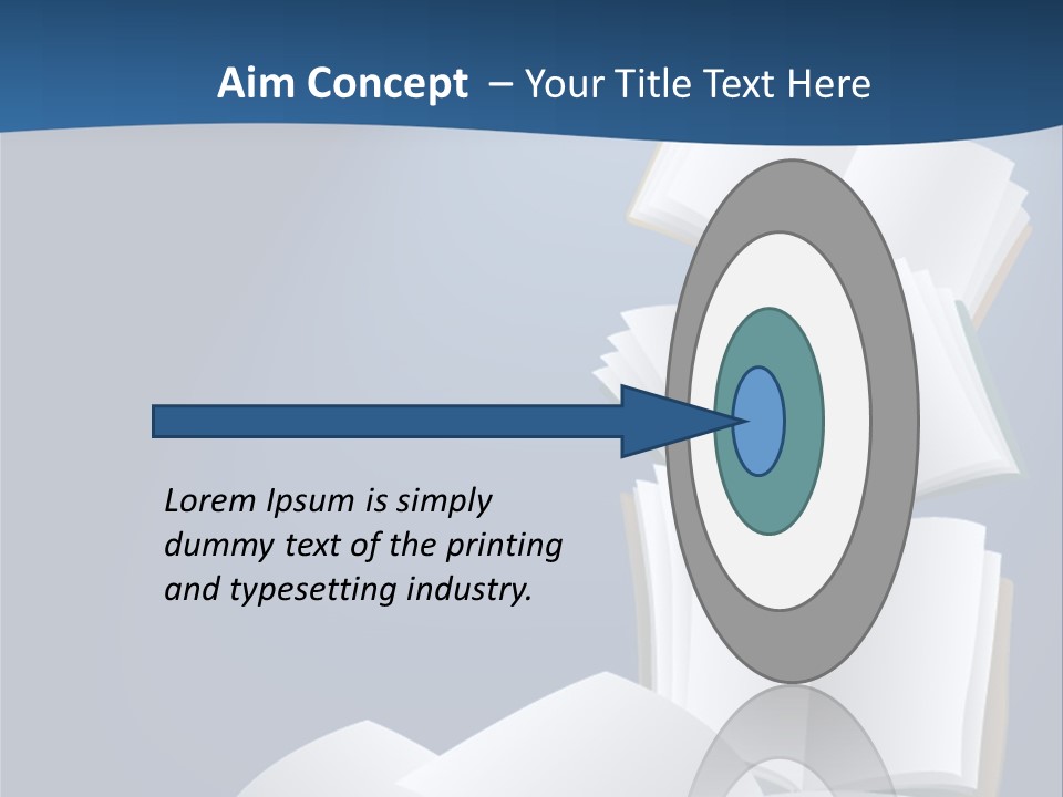 Hymnal Book White PowerPoint Template