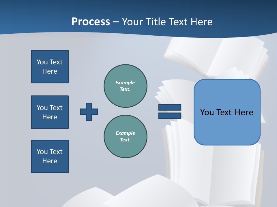 Hymnal Book White PowerPoint Template