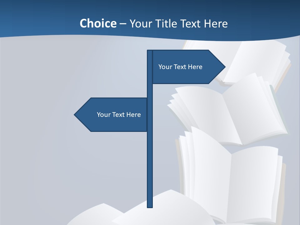 Hymnal Book White PowerPoint Template