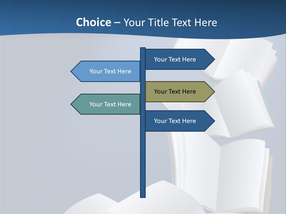 Hymnal Book White PowerPoint Template