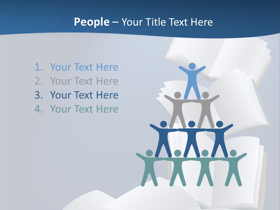 Hymnal Book White PowerPoint Template