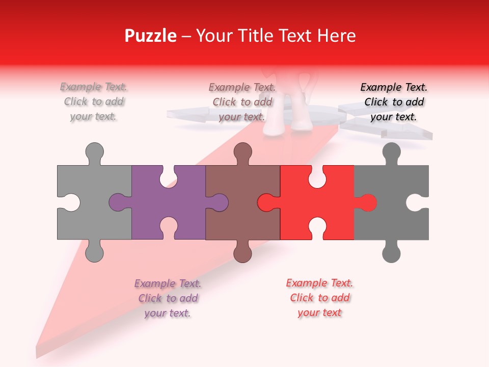 Uncertainty Way Decision PowerPoint Template