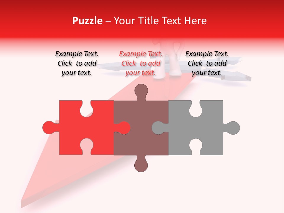 Uncertainty Way Decision PowerPoint Template