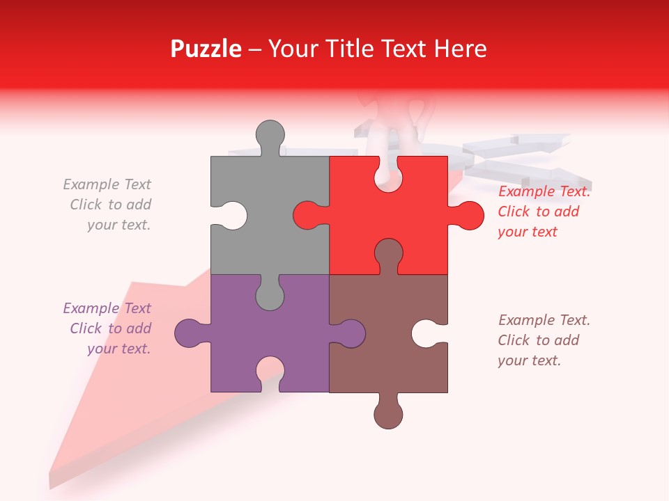 Uncertainty Way Decision PowerPoint Template