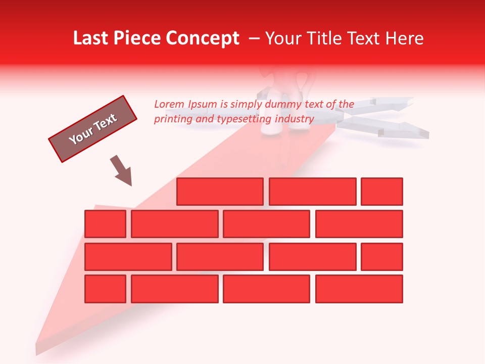 Uncertainty Way Decision PowerPoint Template