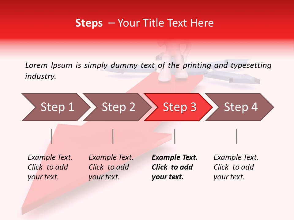 Uncertainty Way Decision PowerPoint Template